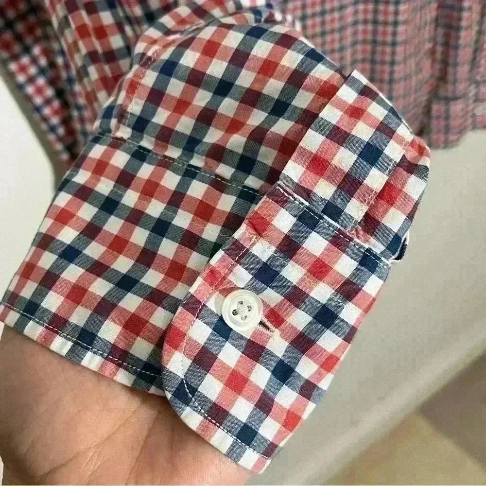 J. CREW Men Ludlow buttons down plaid shirt | size large